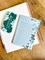 Light Blue Floral Spring Notepad - 4x6 Inches (*Notepad Only*)